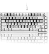 AK820 Wired 75% Mechanical Keyboard, Hot-Swappable Gasket-Mounted Gaming Keyboard with Similar HP...