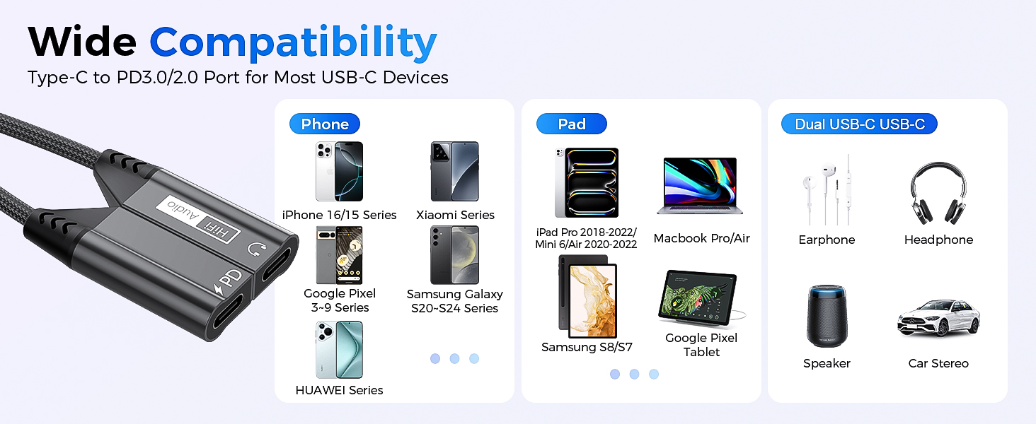 usb c splitter 1 in 2 out