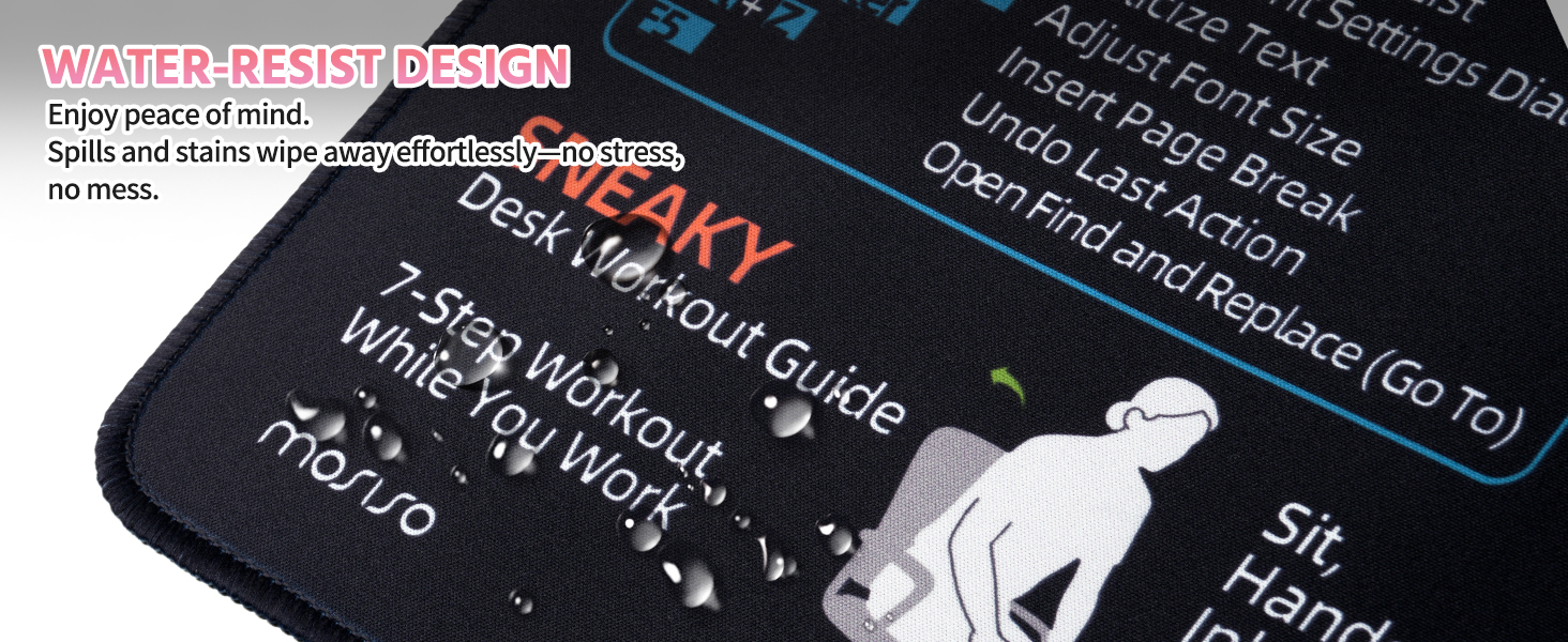 MOSISO Large Mouse Pad Gaming Mousepad