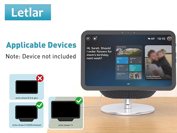 W11-1 Silver-ECHO SHOW 11 STAND