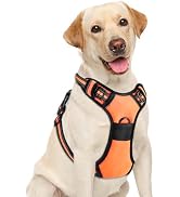 Yintrest No Pull Dog Harness, Adjustable Reflective Front Clip Pet Vest with Easy Control Handle ...