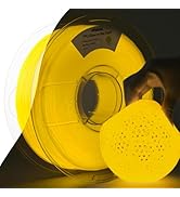 AMOLEN 95A TPU 3D Printer Filament, 1.75mm Glow in The Dark Yellow, Soft TPU Flexible 3D Printing...