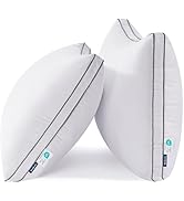 Bedsure King Pillows Set of 2 - Fluffy Bed Pillows for Sleeping, Hotel Quality, Diamond Quilted D...