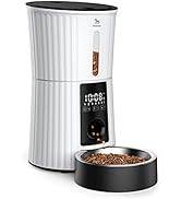 Petory Timed Automatic Cat Feeders - 4L Programable Dry Food Dispenser for Cats and Small Medium ...