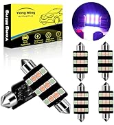 YONGMING 578 LED Bulb 569 211-2 212-2 41mm 42mm Dome Light for Car, 12 Volt Super Bright 3030 Chi...