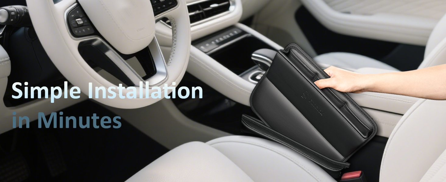 Pro Car Seat Gap Filler Organizer