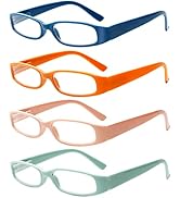 Kerecsen Women's Reading Glasses 4 Pairs Ladies Fashion Spring Hinge Readers