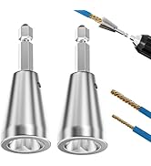 2PCS Wire Twister Tool for Drill, Wire Nut Twister for Electrical Power Drill, 6mm Hex Shank Cabl...