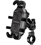 LOKTENWO Anti-Theft Motorcycle Phone Mount Holder with Vibration Dampener, with Solid Metal Arm &amp;...