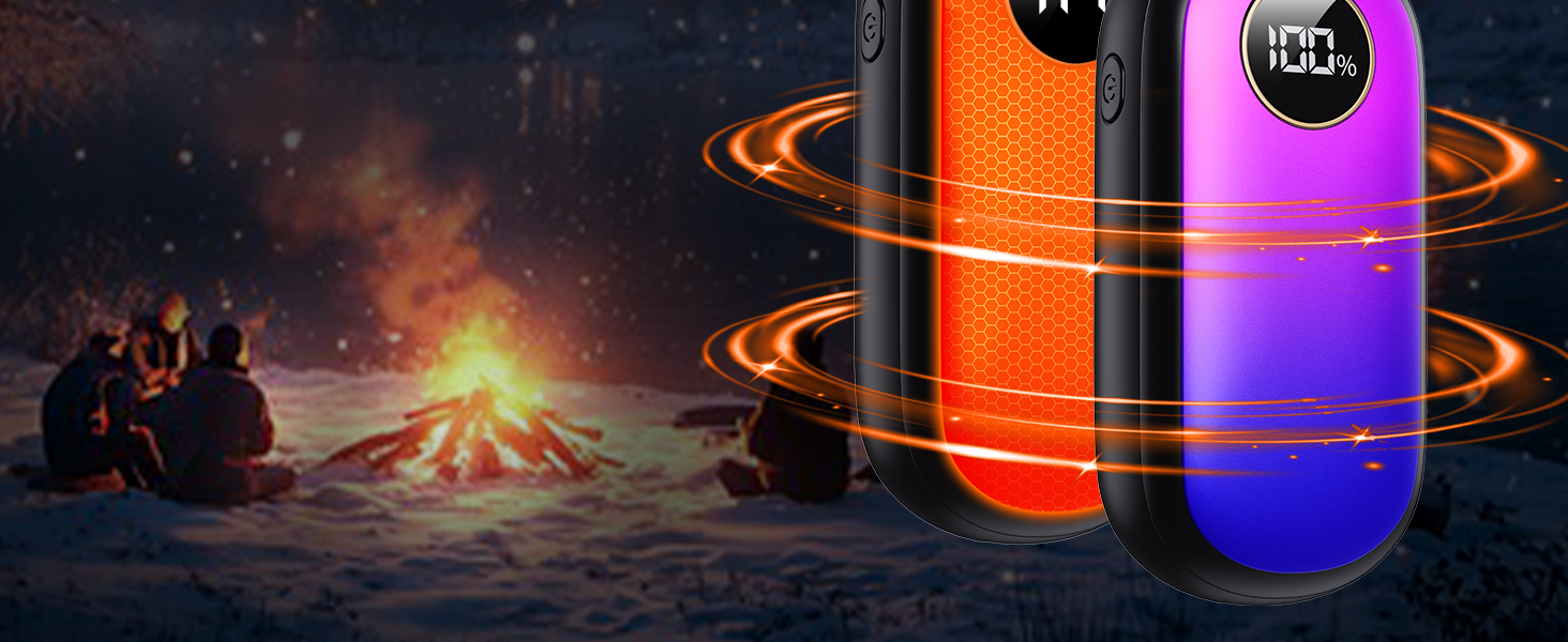 dual sided hand warmers rechargeable