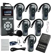 EXMAX-EX-318 2.4G Wireless Whisper Acoustic Transmission Tour Guide System Ear-hook Receiver for ...