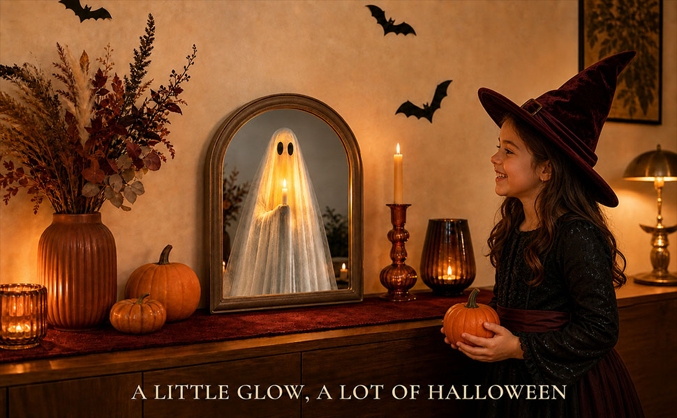 a little glow, a lot of halloween