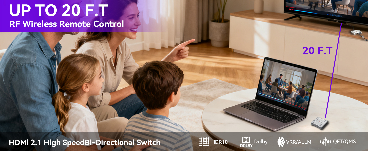 20ft Wireless Remote Control