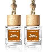 C Classy Car Air Freshener Hanging 2 Pack, Amber Patchouli Essential Oil Diffuser for Cars, Cute ...