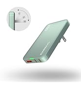 65W USB C Charger Block Flat Wall Charger Green