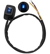 TWTADE Paste Type Switch Car Push Button Switch with LED Light ON/Off DC12V/10A 24V/5A Water Drop...