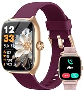 Quican Smart Watches for Women(Answer/Call), AMOLED Fitness Watch for Women | Smart Watch Compati...