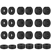 DALQUIS 24Pcs 3 Sizes Multi-Purpose Rubber Spacers Kit, 1 Inch OD Anti-Vibration Bushings Spacers...