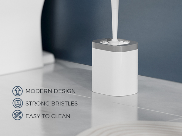 toilet bowl brush and holder