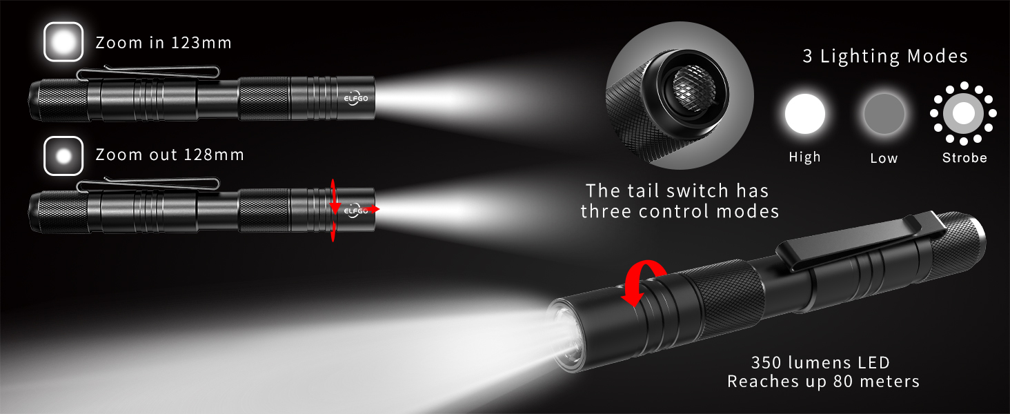 pen light rechargeable