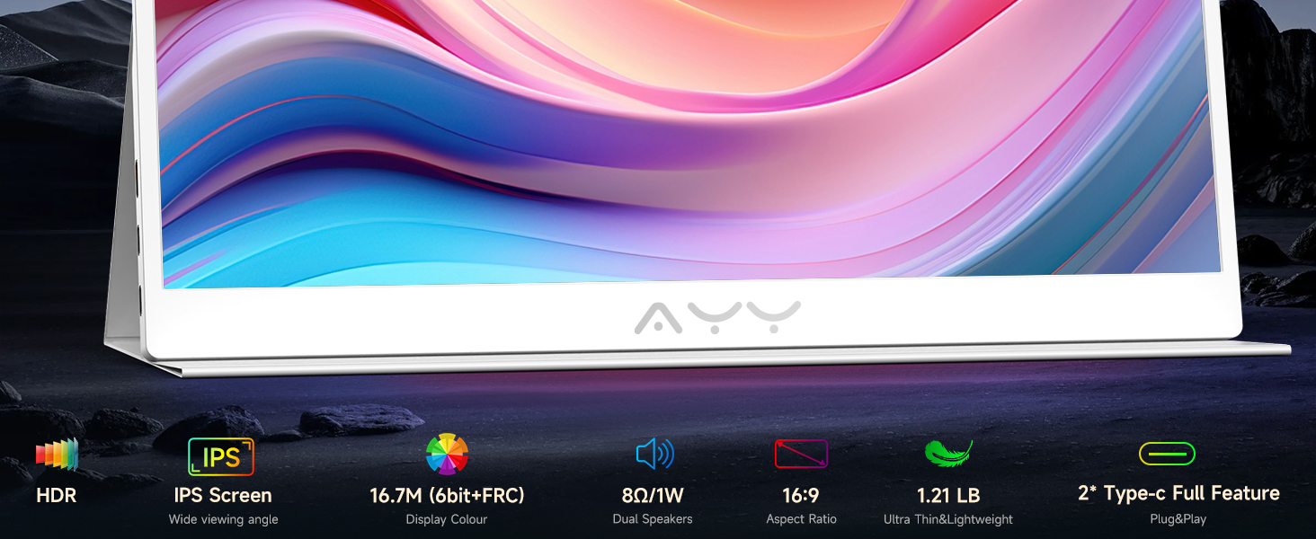 portable monitor,portable monitor for laptop,portable gaming monitor,15.6inch portable monitor