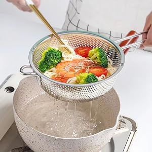 Stainless Steel Colander with Handles