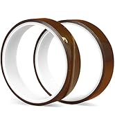 A-SUB 2 Rolls Heat Resistant Tape 20mm, No Residue, Heat Transfer Tape for Sublimation, High Temp...