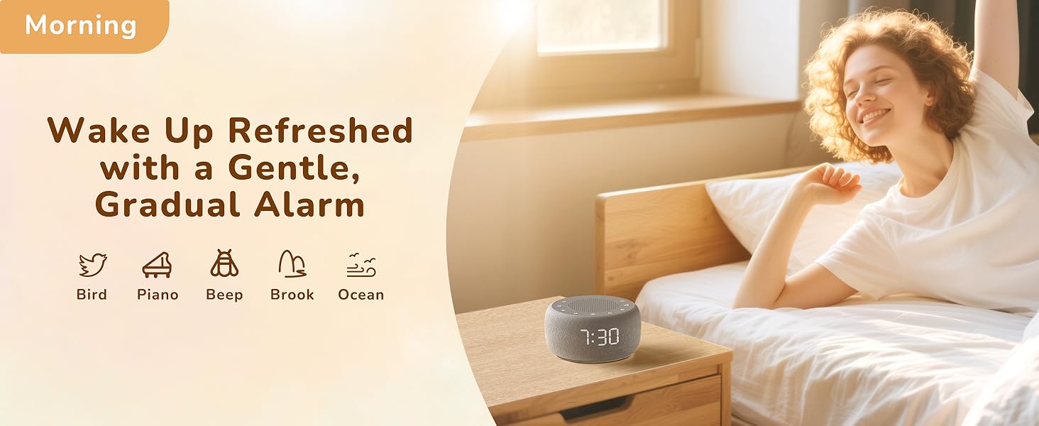 Wake Up Refreshed with a Gentle, Gradual Alarm