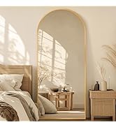 Homsion Full Length Mirror, 71"x28" Oversized Arched Mirror Large Standing Mirrors, Tall Mirrors ...