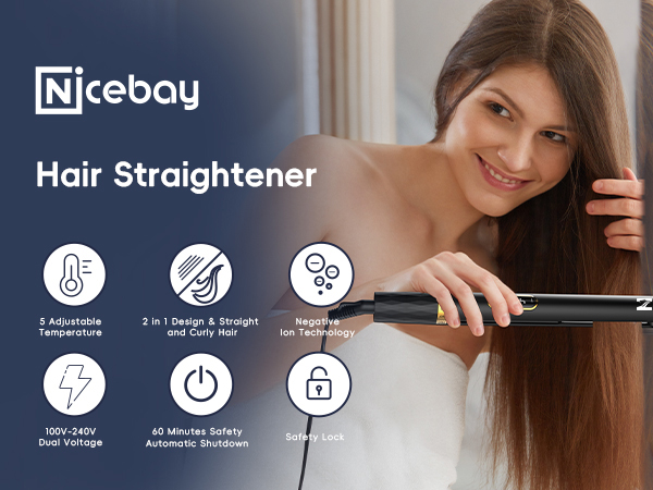 Nicebay Hair Straightener-A TOTAL GAME CHANGER