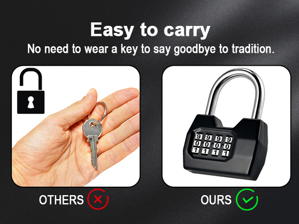 combination lock weatherproof storage lock