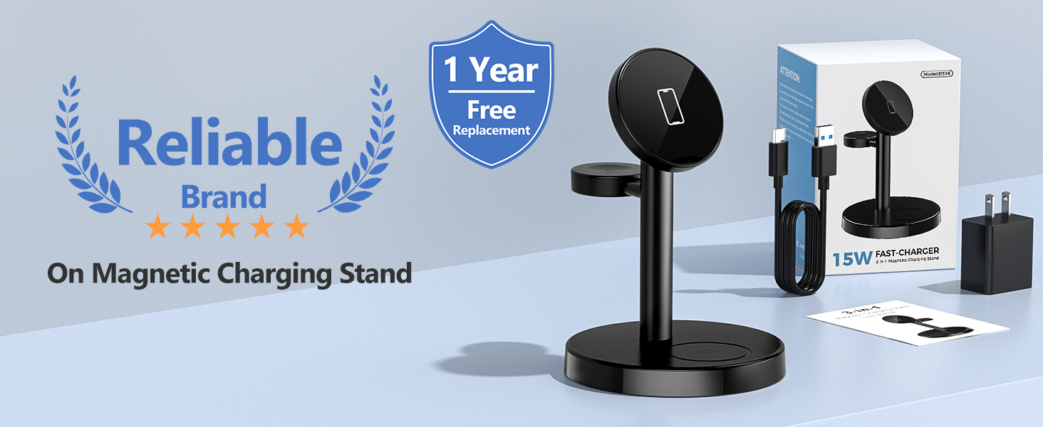 3 in 1 Fast Wireless Charging Station for Apple