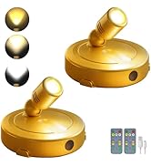 FFKWLTONG LED Spotlight Indoor,Rechargeable Battery Uplighting Indoor with Timer,3CCT Dimmable Ac...