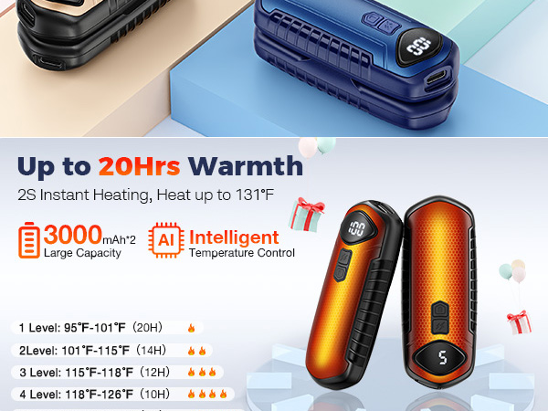 rechargeable hand warmers