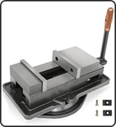 GYZJ 4“ Machine Vise Heavy Duty Clamps Precision 360 Swivel Base, 4 In Jaw Width, 4 in Max Jaw Op...