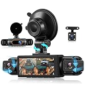 Orderich 4 Channel 360° Dash Cam Front and Rear Inside Left Right, 3.16 Inch FHD 1080P IPS Dashca...