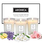 Aronica Secret Santa Gifts for Coworker, Luxury Scripture Candles for Women Sets, Bride Candle Gi...