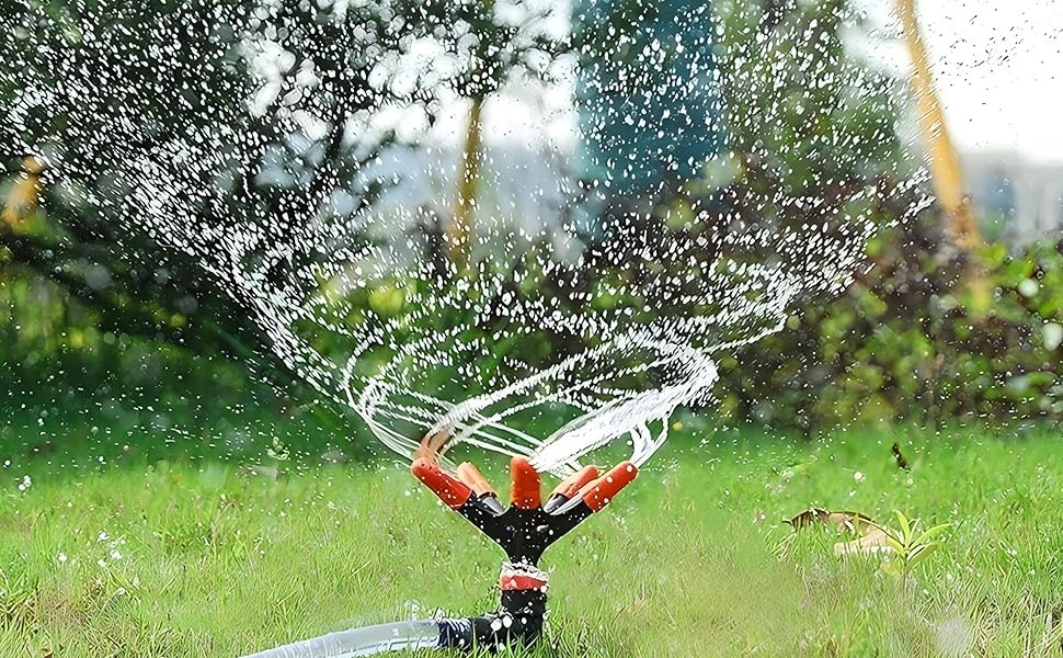 360° ground-mounted sprinkler