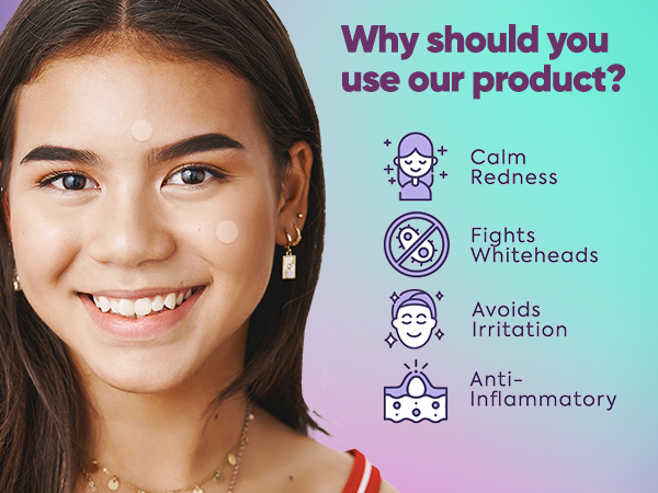 330 CT Circle Pimple Patches w/ Ingredients