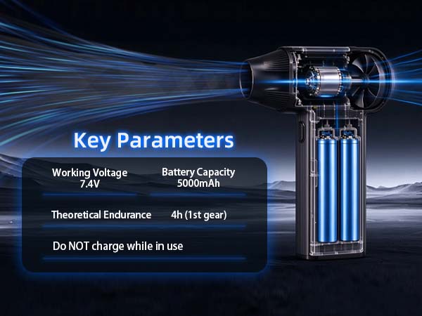 7.4V High-Voltage Power 5000mAh Large Battery