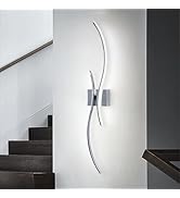 CANEOE Modern LED Wall Sconce, 39Inch LED Bathroom Vanity Light, 6000K Modern Wall Light Fixtures...