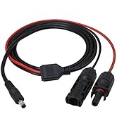 CERRXIAN 1.5m 16AWG to DC 5.5mm x 2.1mm Male Solar Power Extension Cable for Solar Panel and Port...