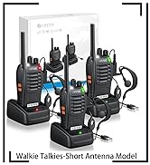 eSynic 3Pack Professional Walkie Talkies 5KM Long Range 16 Channels with LED Flashlight &amp; Belt Cl...
