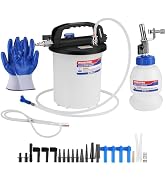 WORKPRO 3L Vacuum Brake Bleeder Kit, Pneumatic Brake Bleeder for One Person, with 1L Brake Fluid ...