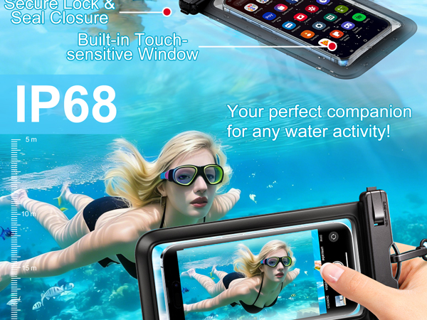 Multicolor Universal Waterproof Phone Pouch