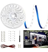 Yiswhis RV Awning Light,12V 20FT Camper Awning Lighting,Waterproof LED Strip,Exterior Underglow L...
