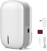 Bangnics Mini Dehumidifier for Small Bathroom. Quiet. Auto Shut-OFF. Power Off Memory. Electric D...