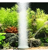 hygger Aquarium Air Stone Fish Tank Bubbler Quiet Ultra High Dissolved Oxygen Stone Kit Nano Fish...