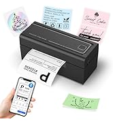 Hoorola Bluetooth Thermal Label Printer, Wireless 4x6 Shipping Label Printer for Small Business, ...