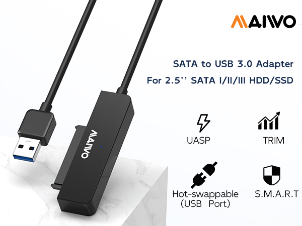 SATA to USB A 3.0 Adapters for 2.5